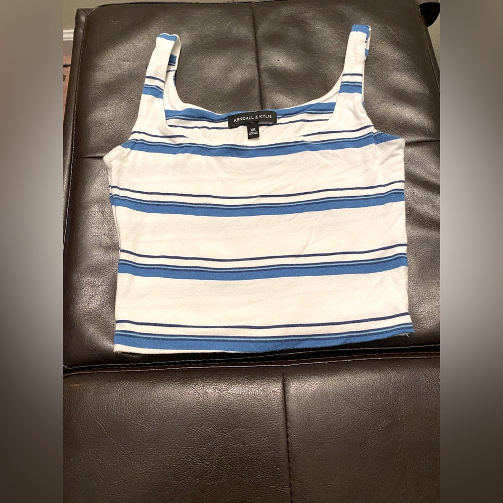 PacSun Kendall & Kylie Striped Crop Tank